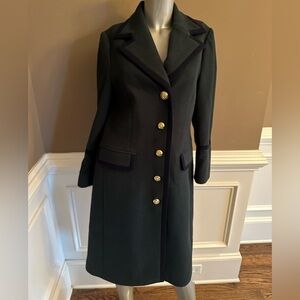 Elegant Boden Dark Green  Wool Coat US 6/ UK 10